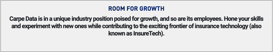 carpe data room for growth